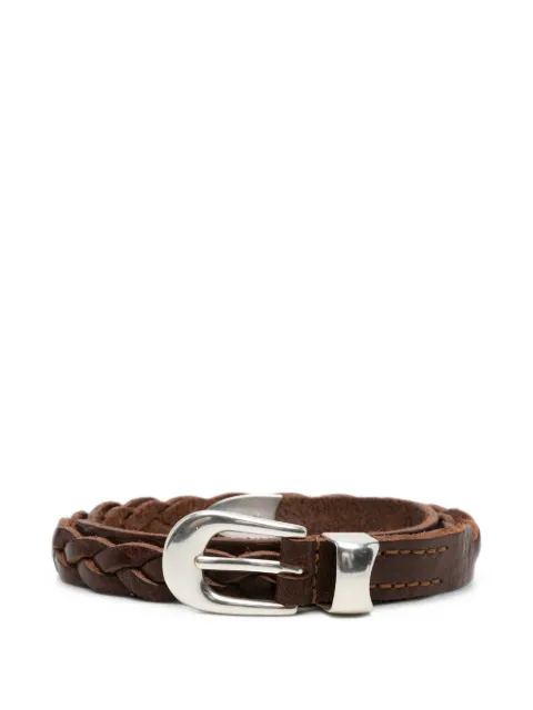 OUR LEGACY braided leather belt