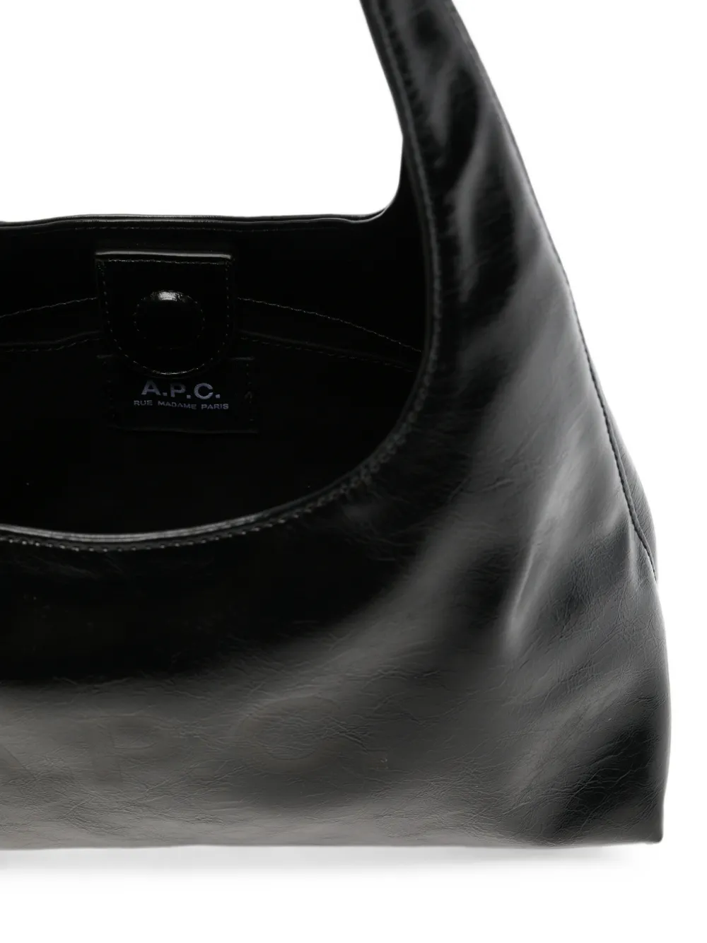 A.P.C. Baby Ninon schoudertas met logoprint Zwart