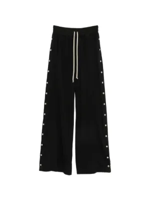 Rick Owens Drawstring zip-detail Cropped Trousers | Black | FARFETCH