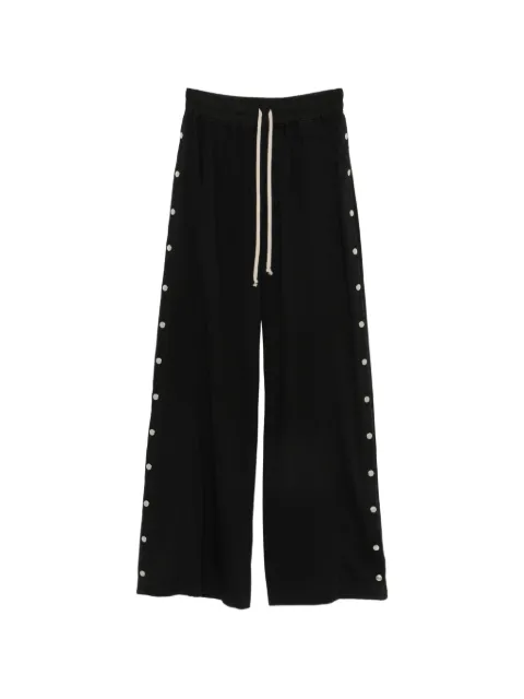 Rick Owens DRKSHDW Pusher side-snap-button wide-leg trousers