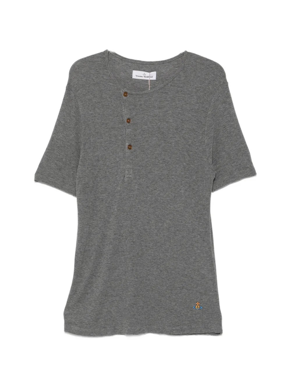 Vivienne Westwood asymmetric button-fastening sweater - Grau