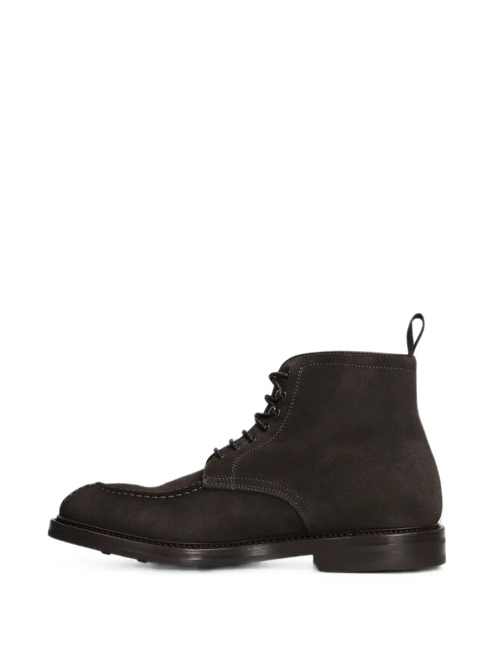 Green George suede apron-toe boots Bruin