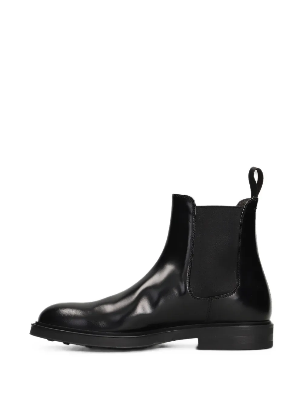Green George chelsea leather boots Zwart