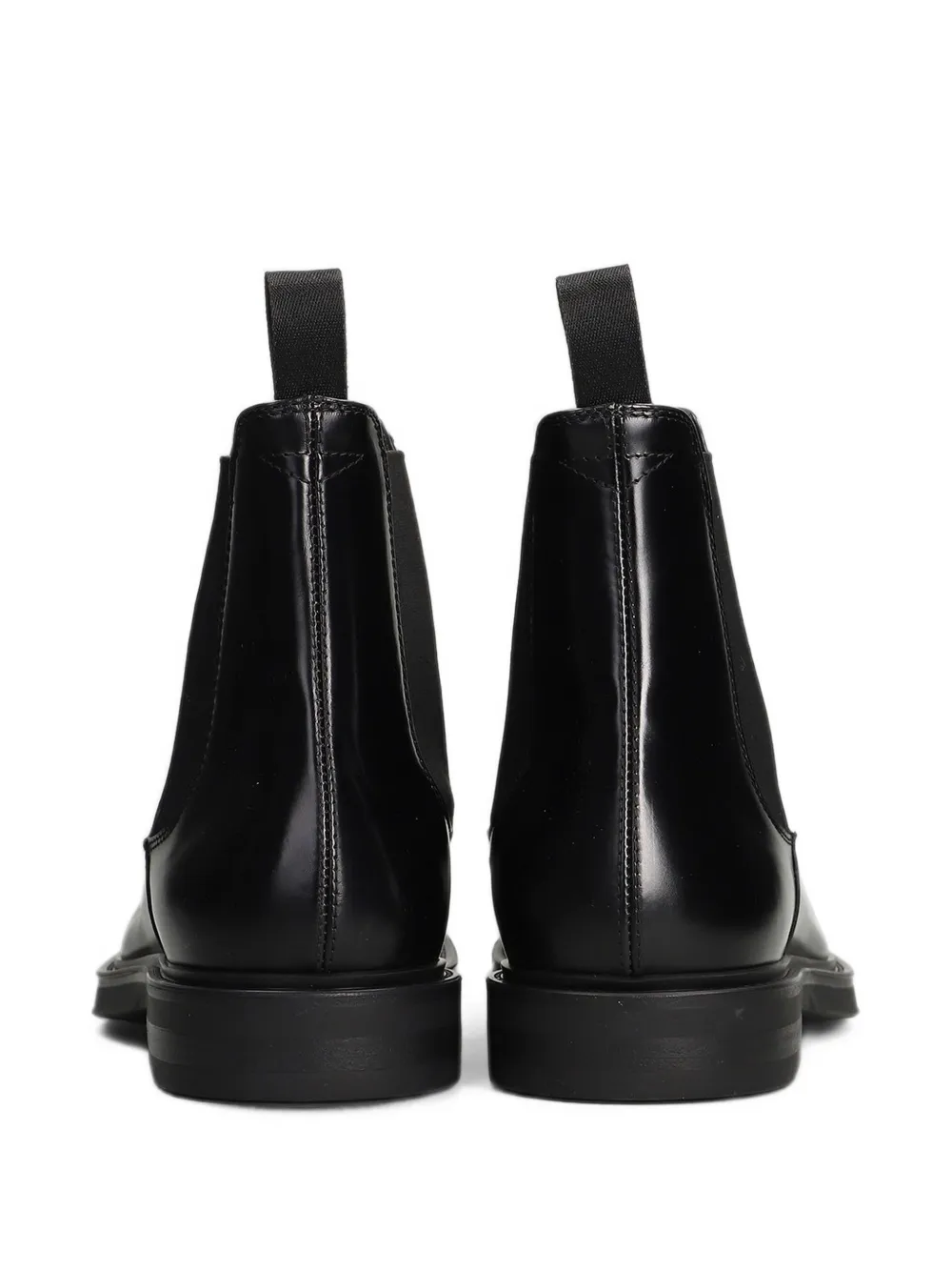 Green George chelsea leather boots Zwart