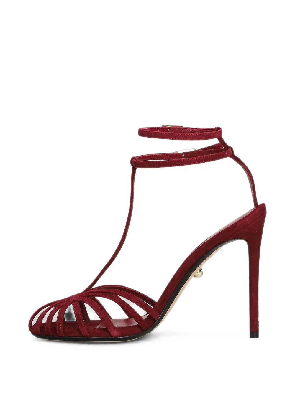 Alevì cage-strap stiletto-heel sandals Rood