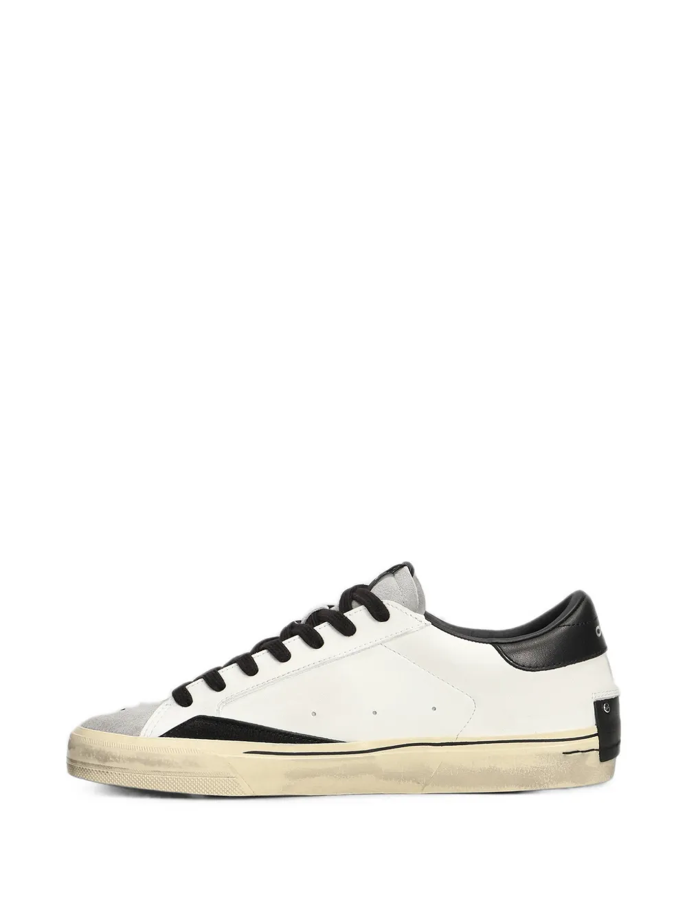 Crime London Distressed 2.0 leather sneakers Wit