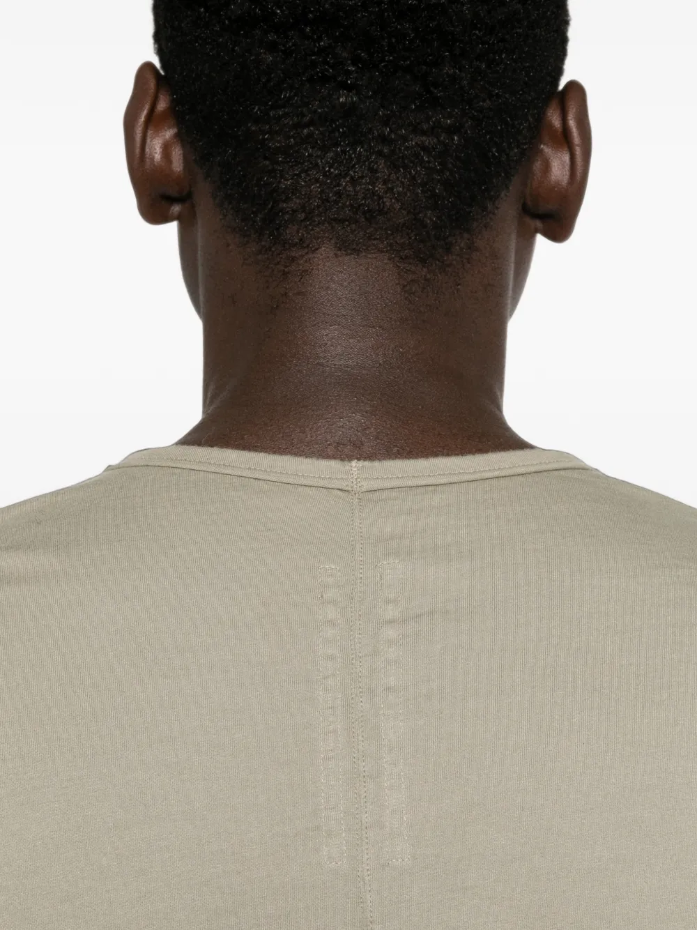 Rick Owens DRKSHDW seam-detail T-shirt Groen