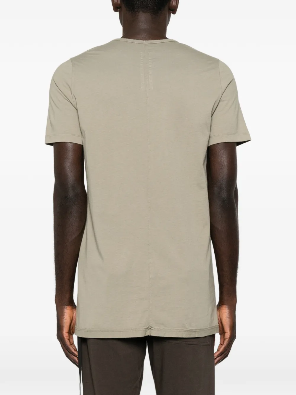 Rick Owens DRKSHDW seam-detail T-shirt Groen
