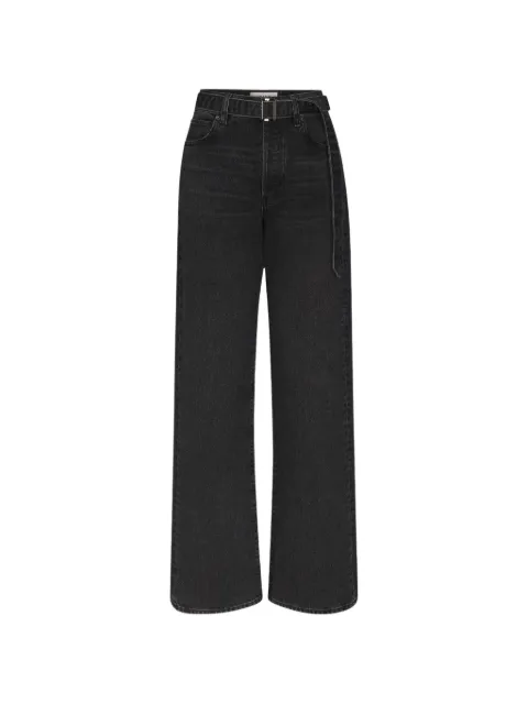FRAME Jeans a gamba ampia con cintura