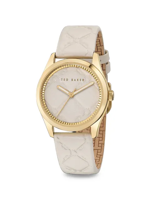 Ted Baker quilted leather 34mm watch