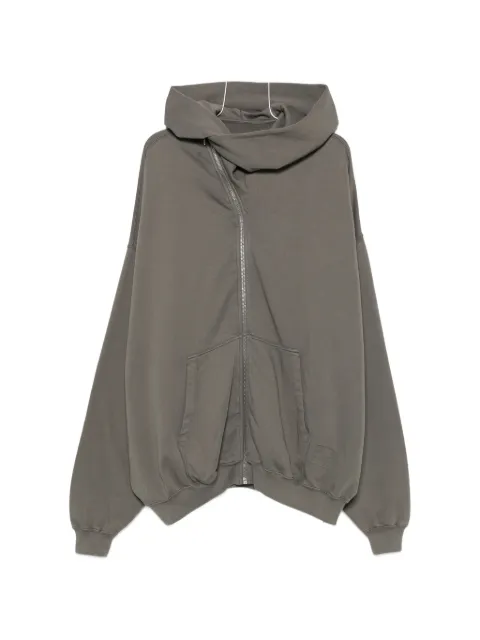 Rick Owens Mountain Hun oversized zip-up hoodie