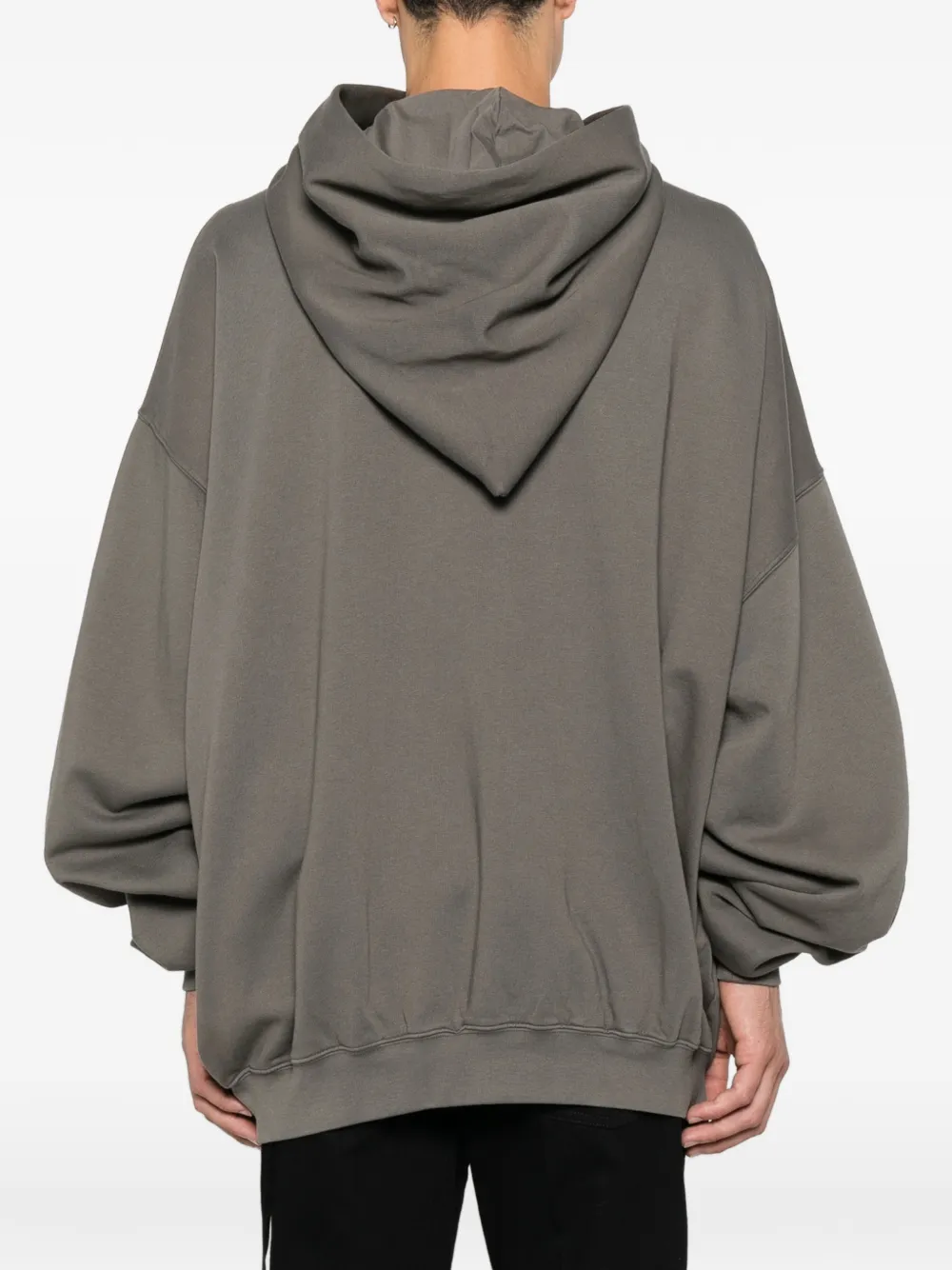 Rick Owens Mountain Hun oversized hoodie met rits Grijs