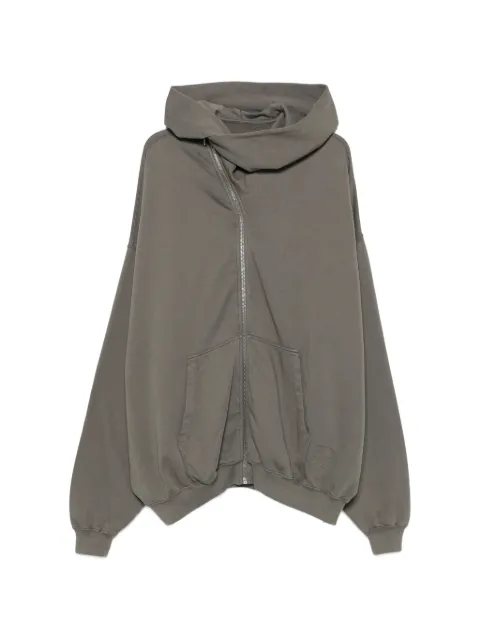 Rick Owens Mountain Hun oversized zip-up hoodie