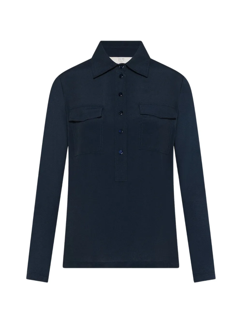 Seventy chest-pocket polo shirt - Blu