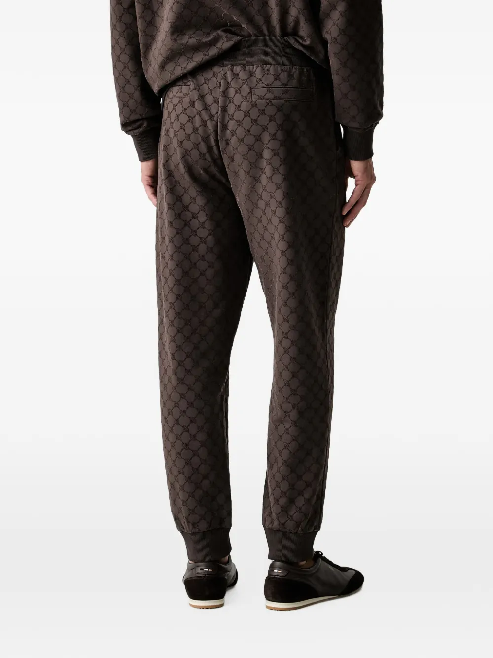 Joop! logo-pattern track pants Bruin