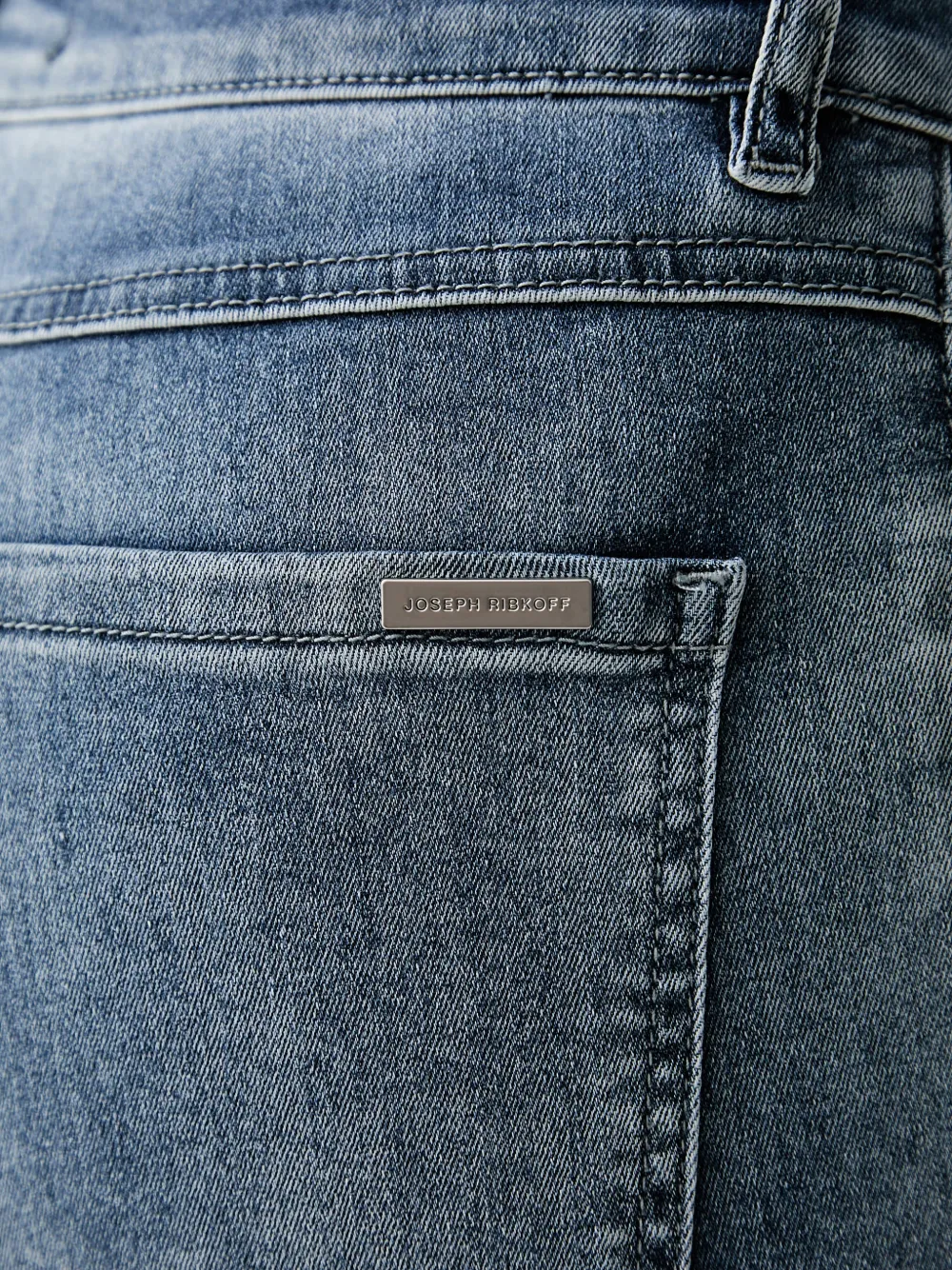 Joseph Ribkoff faded wide-leg jeans Blauw