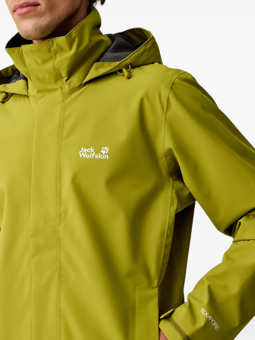 JACK WOLFSKIN Trailtime Texapore hooded jacket Groen
