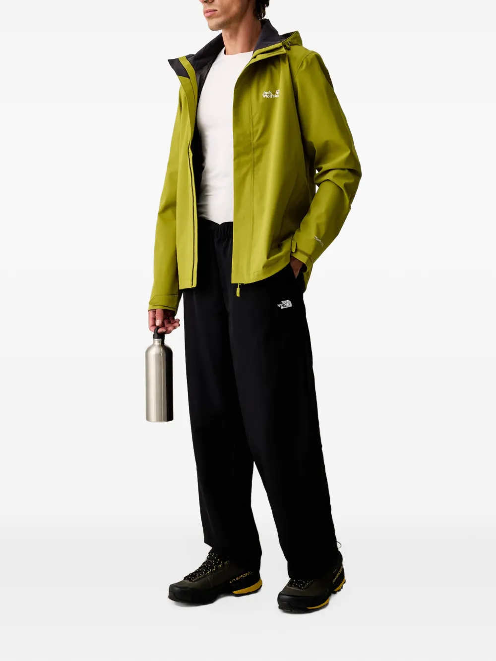 JACK WOLFSKIN Trailtime Texapore hooded jacket Groen