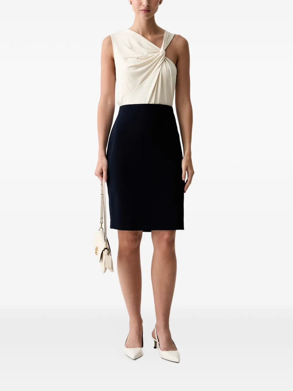 Joseph Ribkoff high-waisted pencil mini skirt Blauw