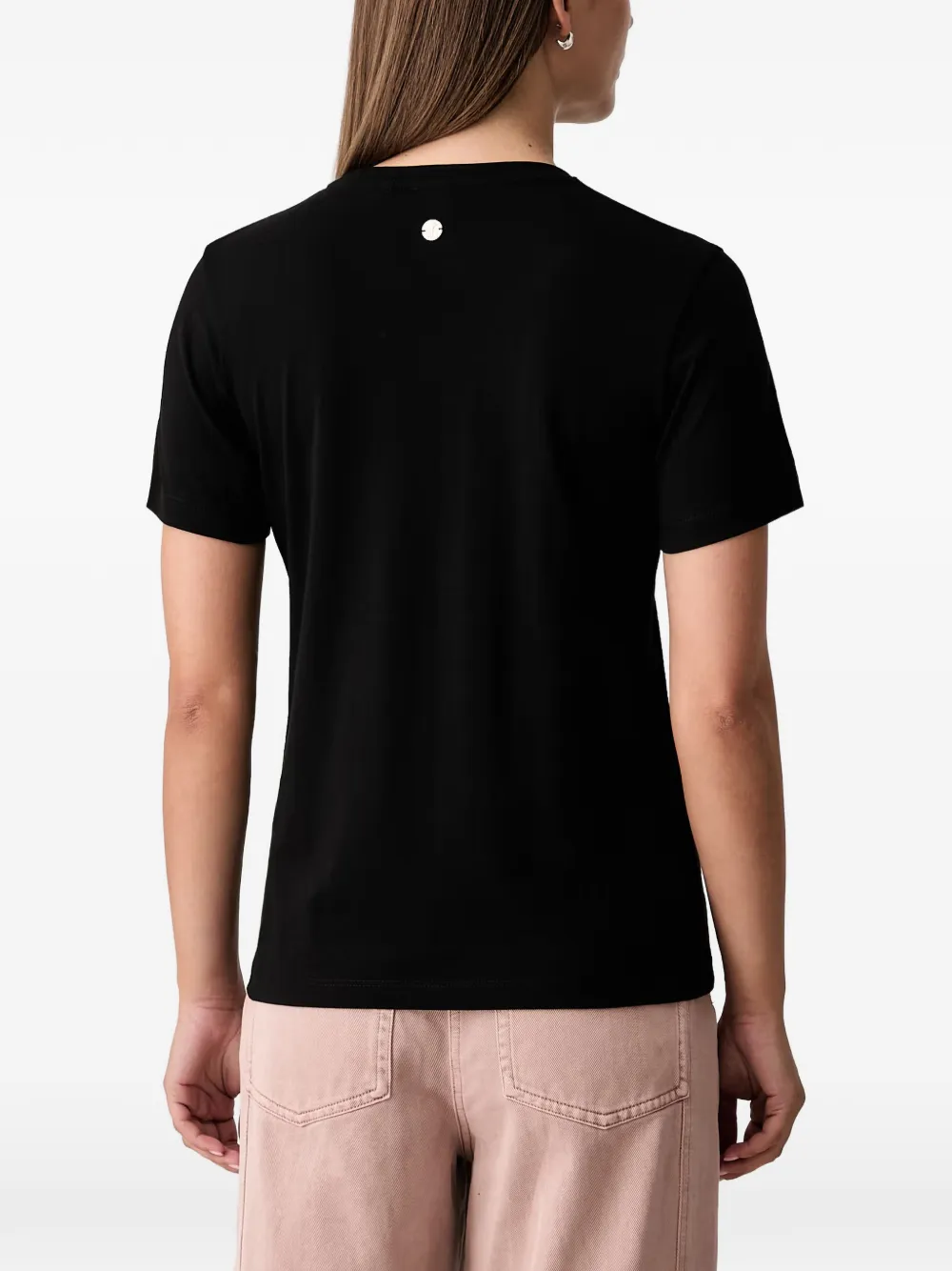 Joop! T-shirt met logoprint Zwart