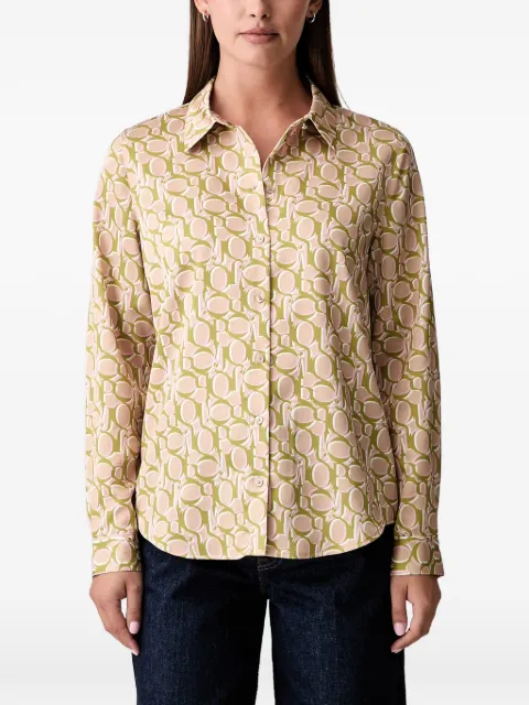 Joop! logo-print button-down shirt