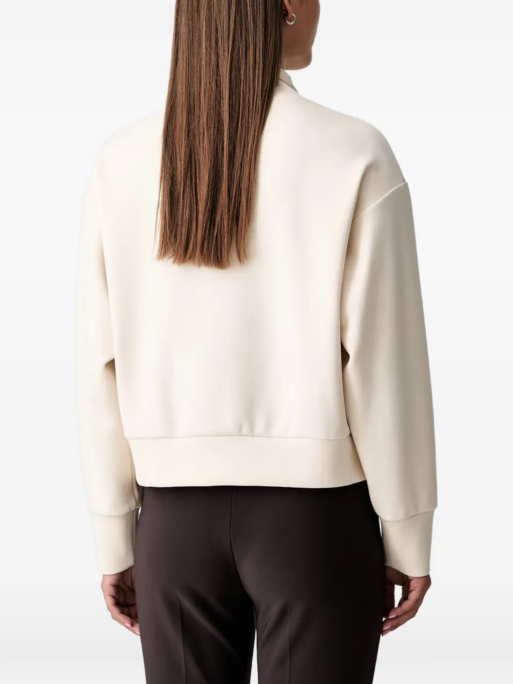 Joseph Ribkoff Trui met halve rits Beige