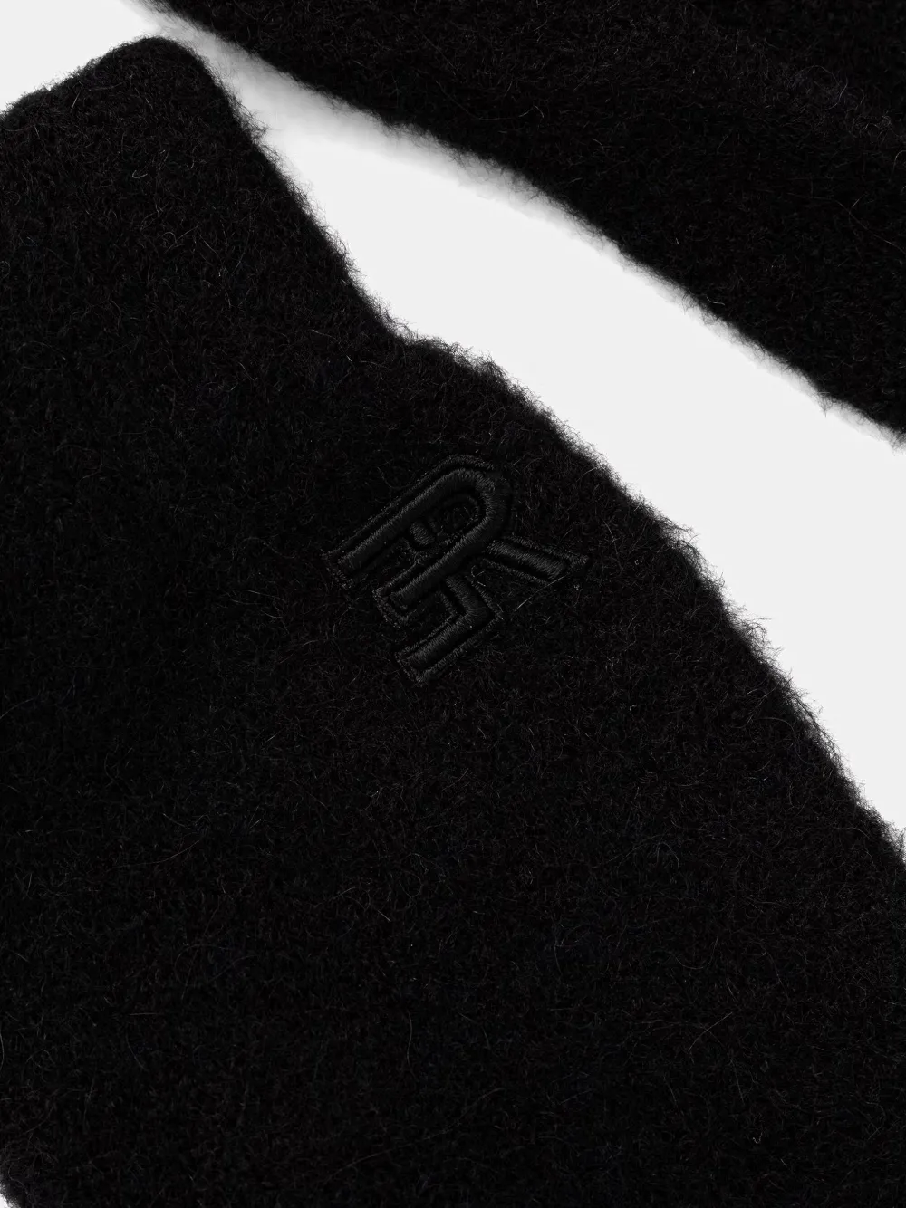 ERMANNO FIRENZE Handschoenen met geborduurd logo Zwart