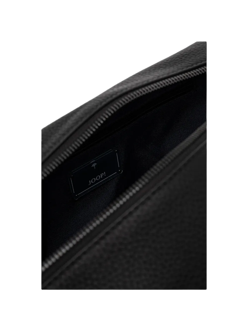 Joop! Cardona Eris grained-leather wash bag Zwart
