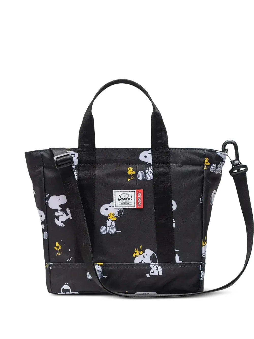 Herschel Supply Co. x Peanuts® small Snoopy and Woodstock graphic-print tote bag