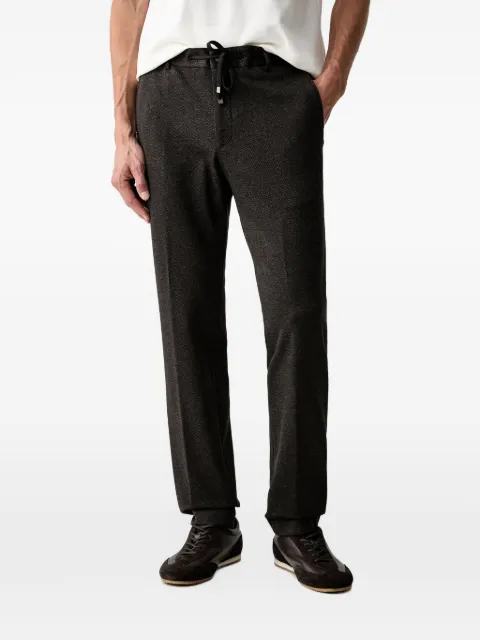 Joop! drawstring-waist patterned chinos