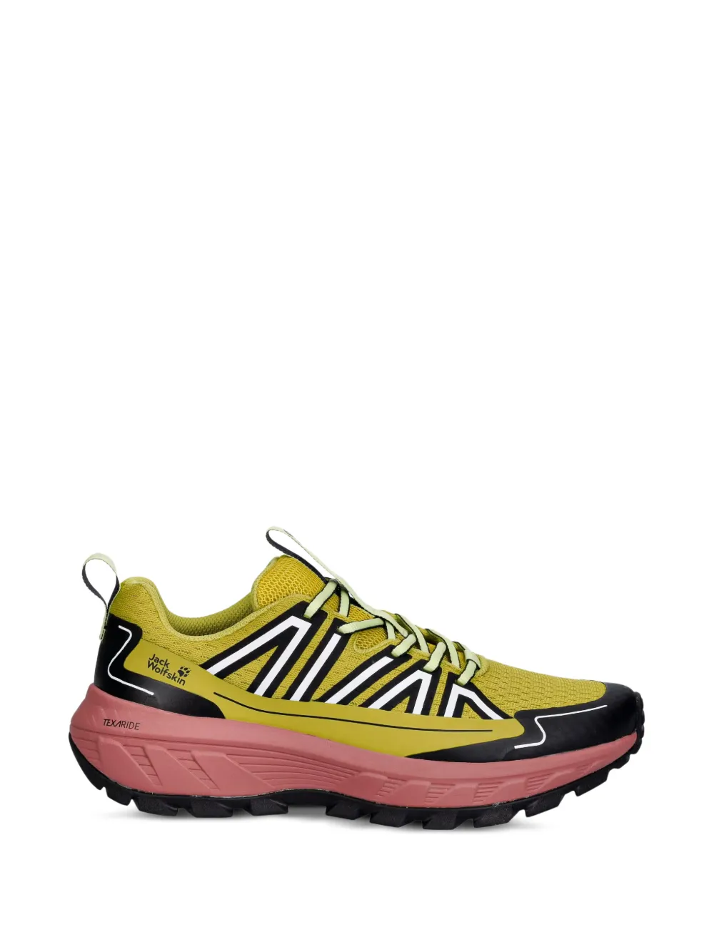 JACK WOLFSKIN Wild Hike mesh-panelled lace-up sneakers - Giallo