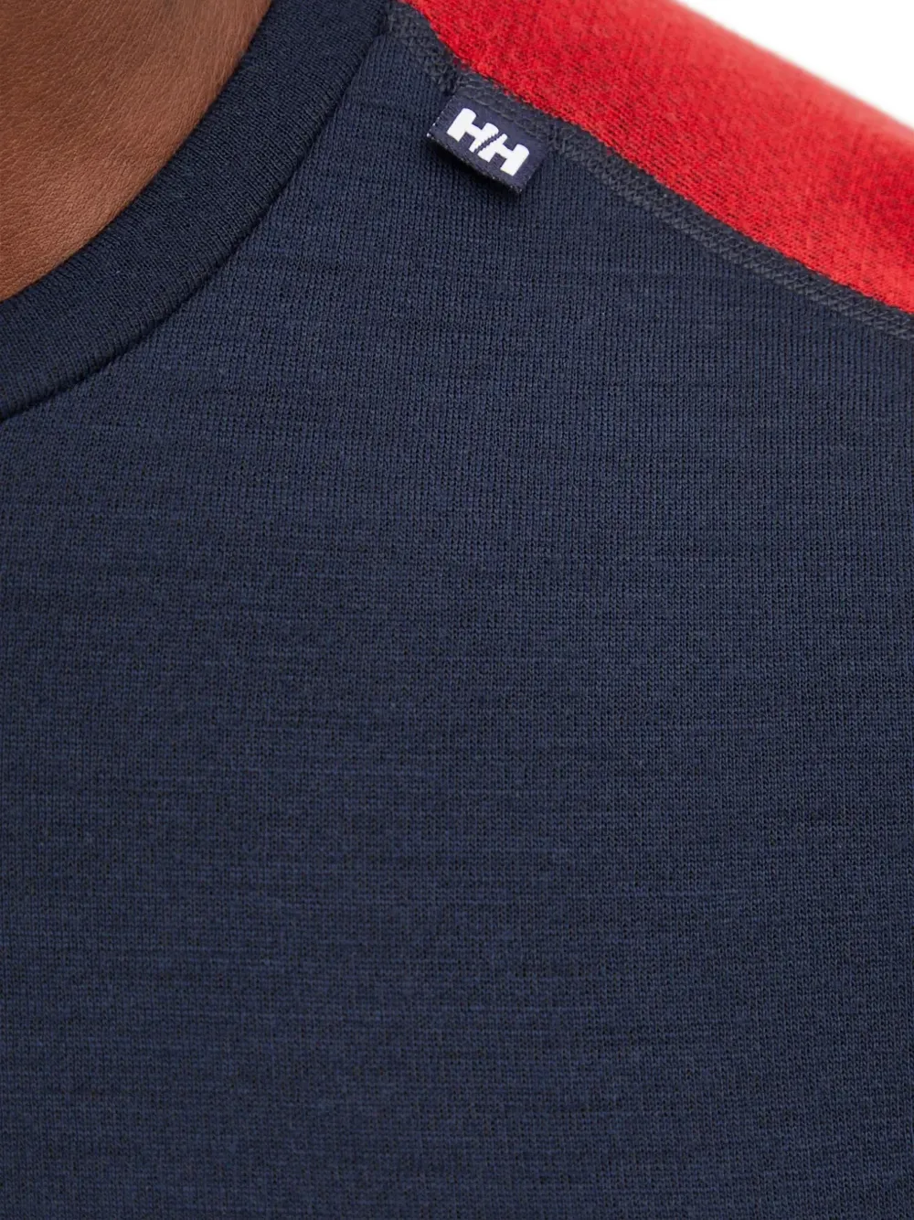 Helly Hansen logo-tag long-sleeve top Blauw