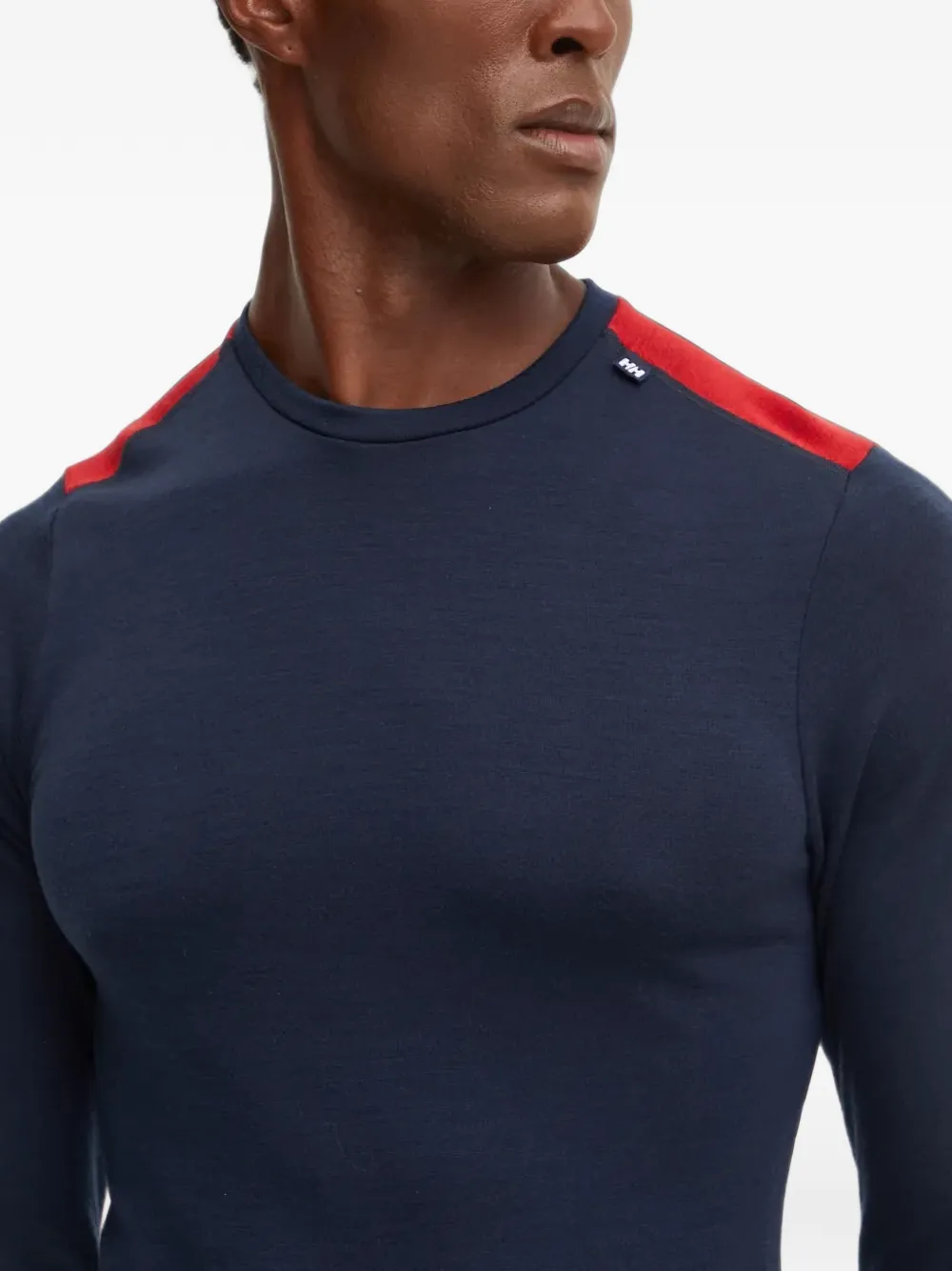 Helly Hansen logo-tag long-sleeve top Blauw