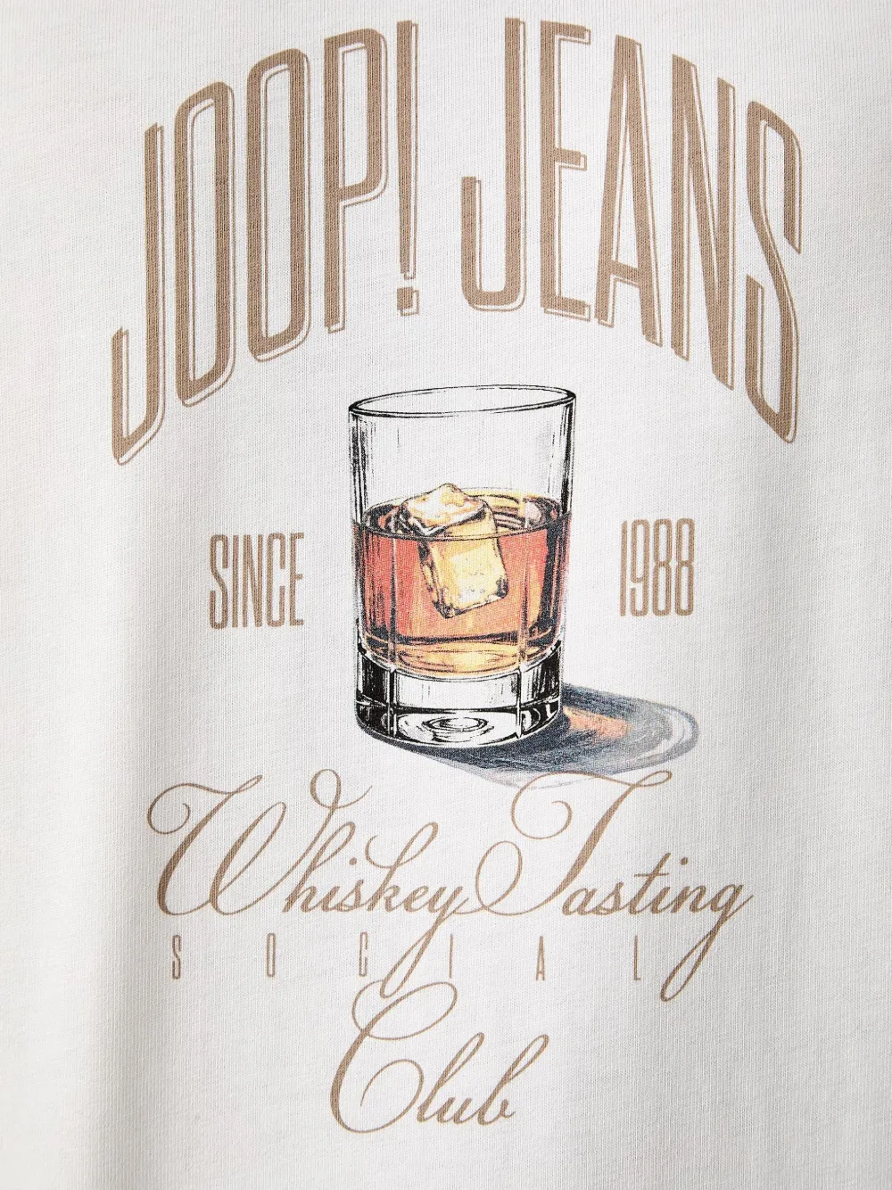 Joop! graphic-print crew-neck T-shirt Wit