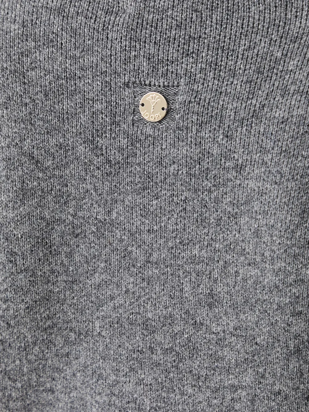 Joop! contrast-trim high-neck sweater Grijs