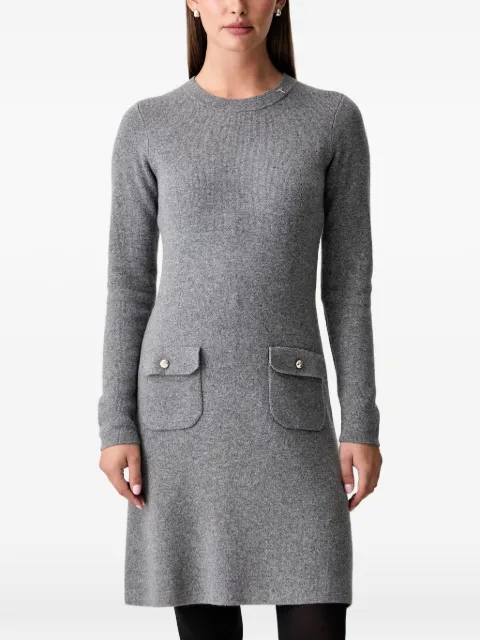 Joop! button-pocket long-sleeve mini dress