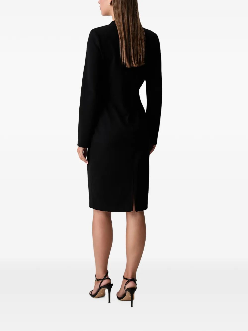 Joseph Ribkoff Asymmetrische midi-jurk Zwart