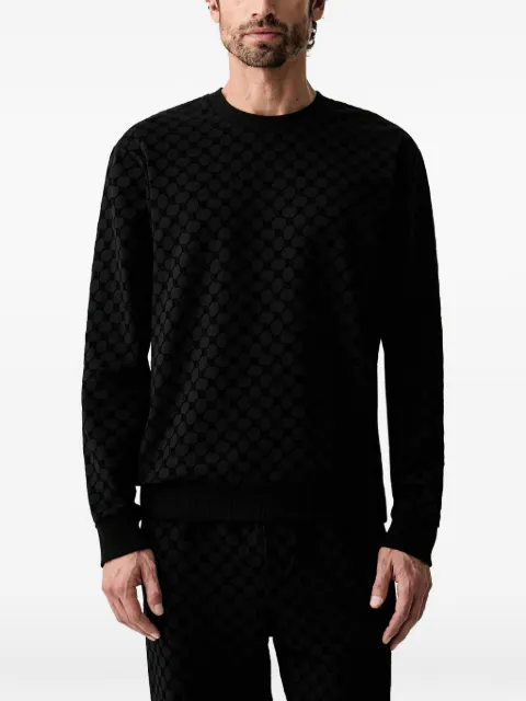 Joop! monogram-patterned crew-neck sweatshirt