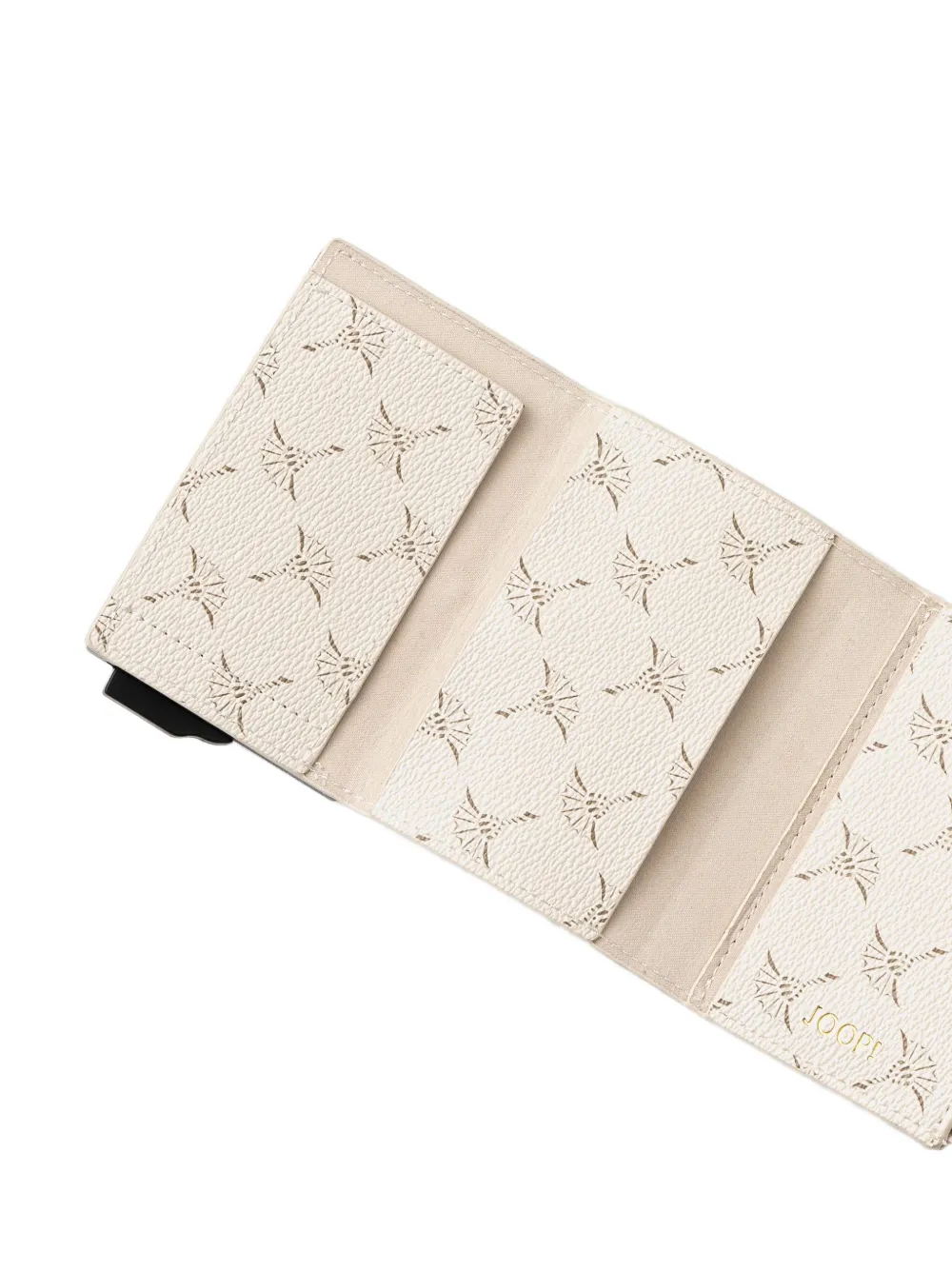Joop! Cortina C-Four bi-fold portemonnee met logo-print Wit