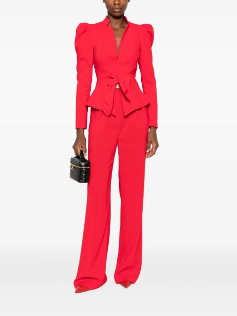 Elisabetta Franchi bow-detail blazer