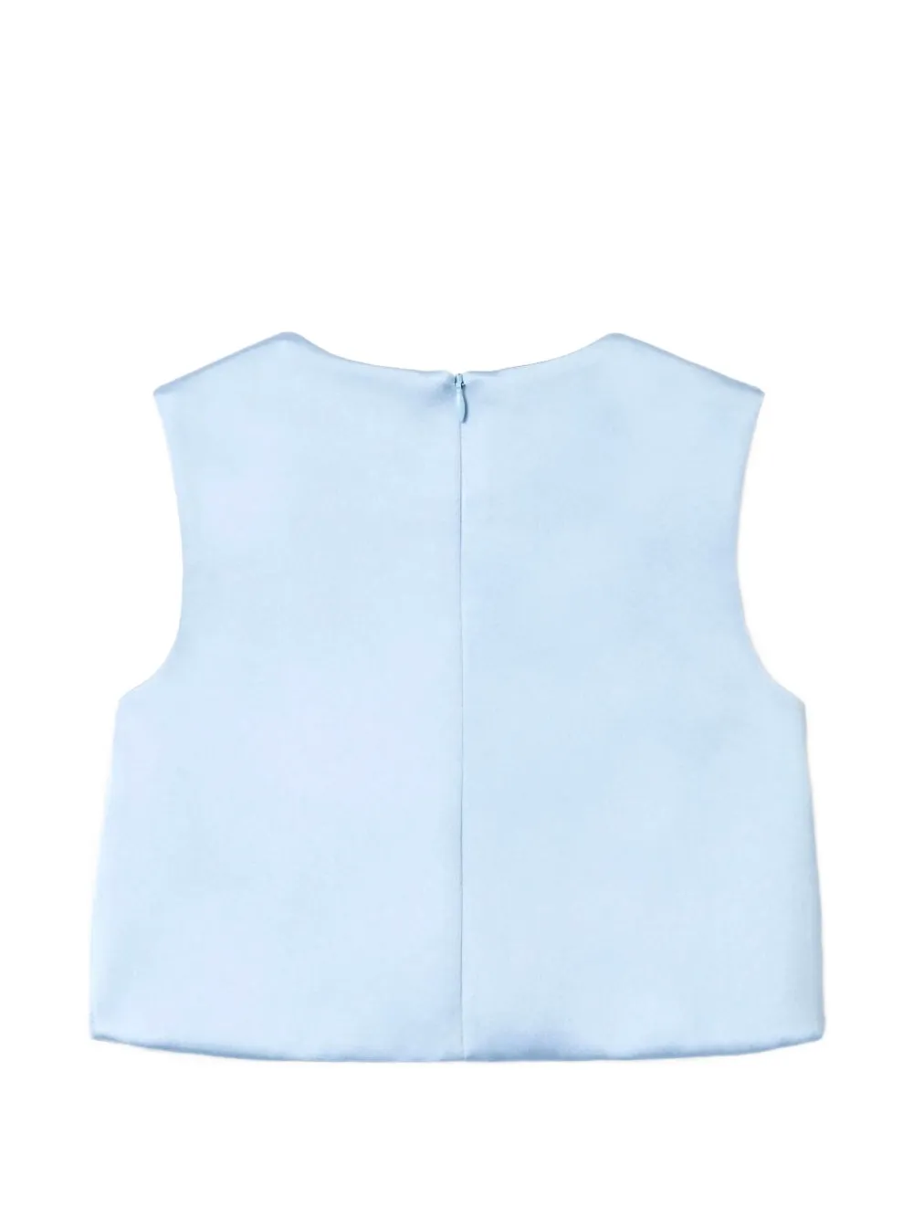 Self-Portrait Kids Shirt met pailletten en bloemen Blauw