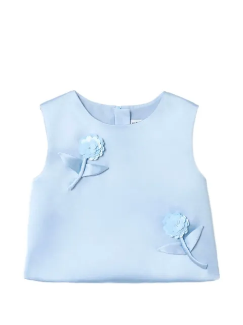 Self-Portrait Kids sequin-flower blouse