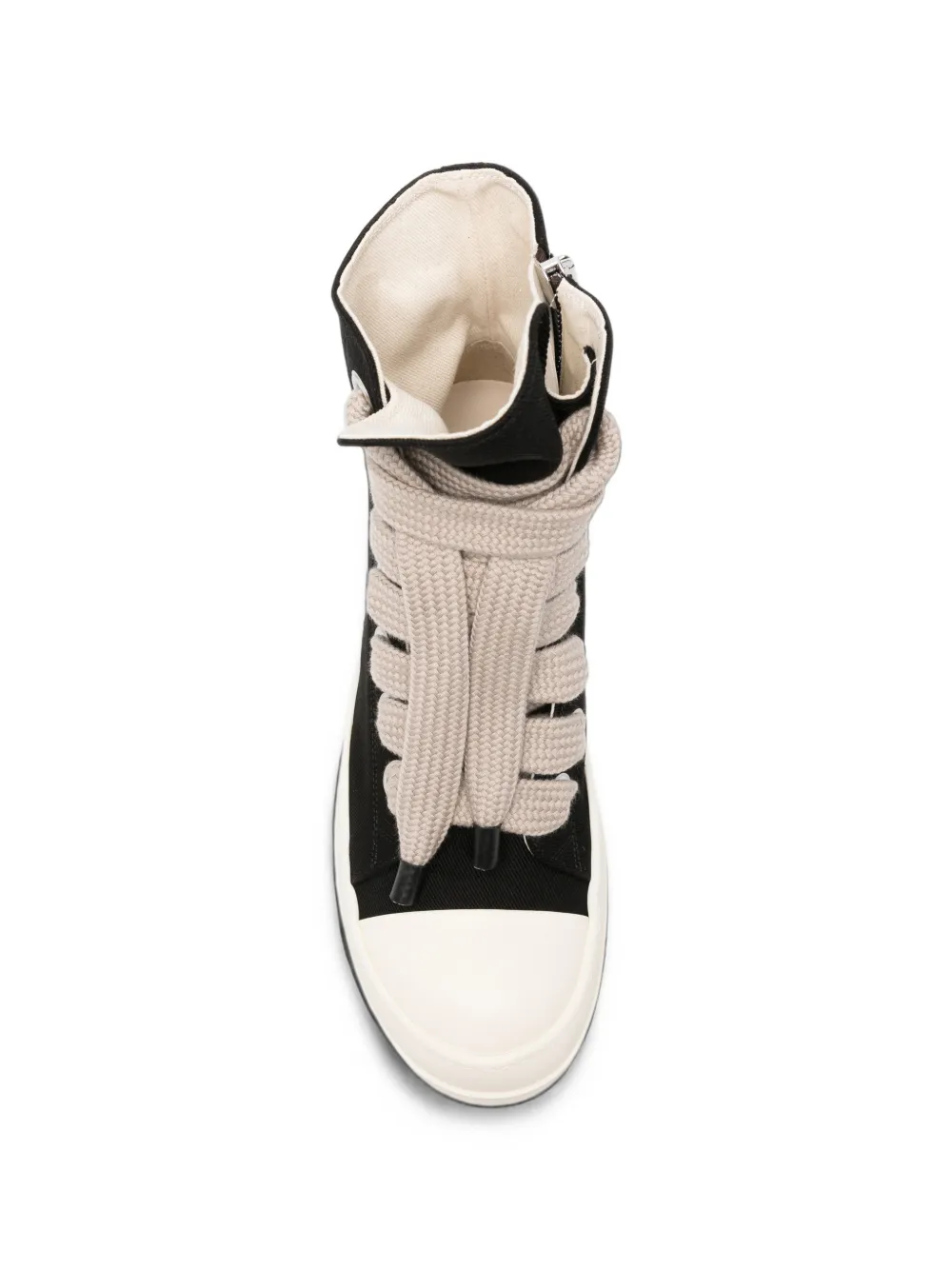 Rick Owens DRKSHDW Jumbolace high-top lace-up sneakers Zwart