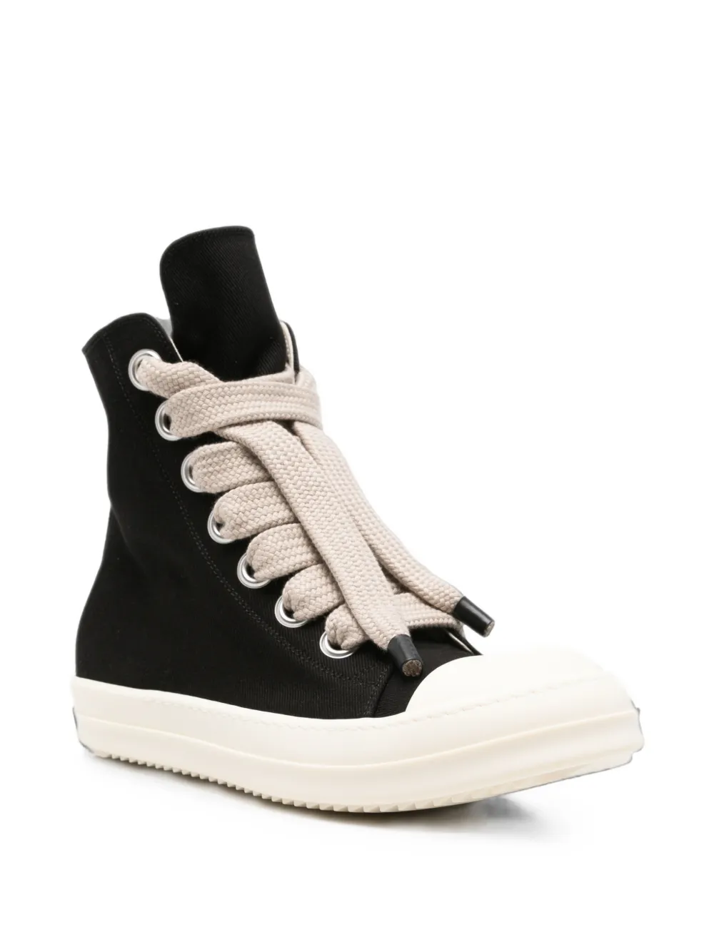 Rick Owens DRKSHDW Jumbolace high-top lace-up sneakers Zwart