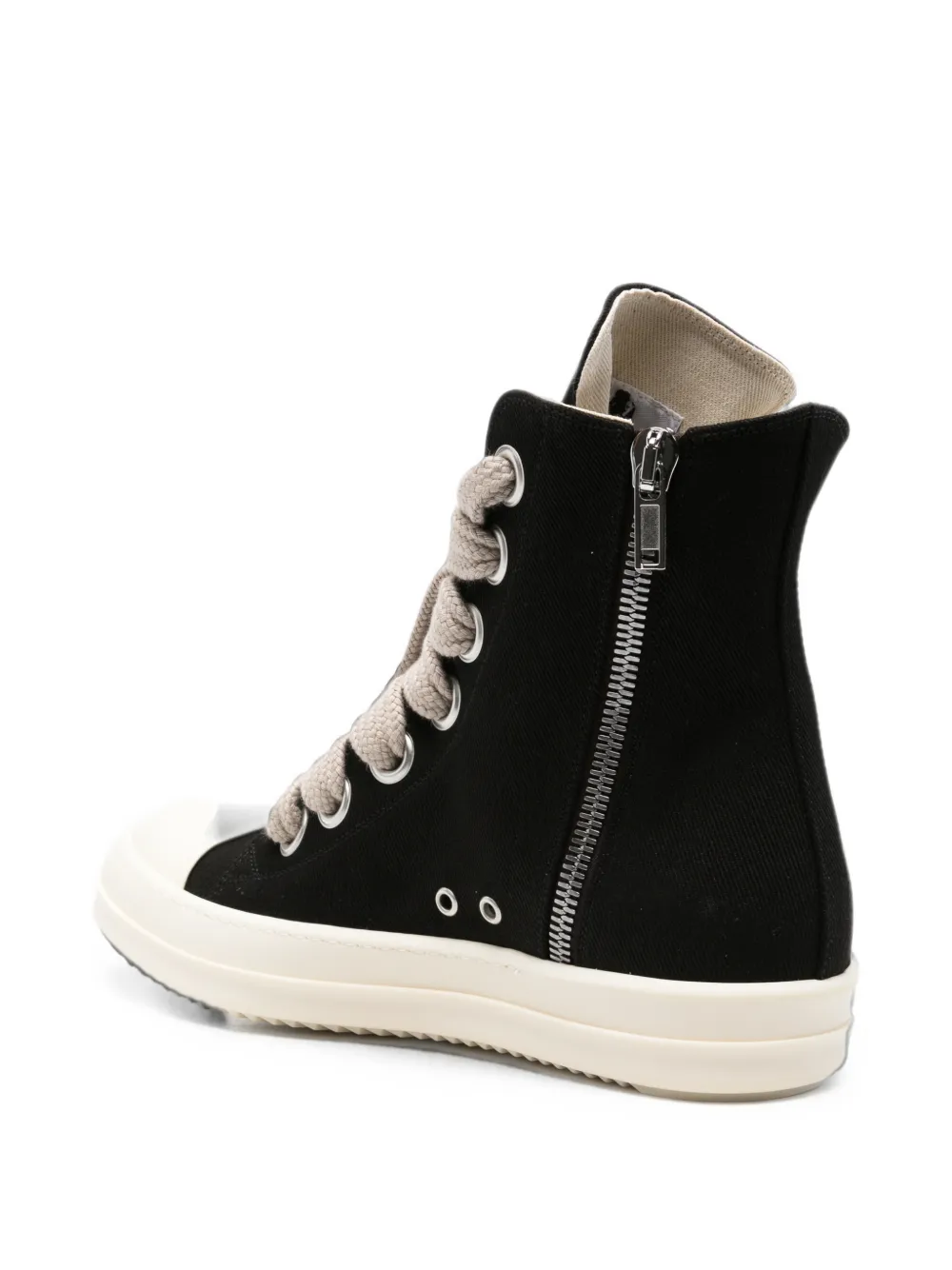 Rick Owens DRKSHDW Jumbolace high-top lace-up sneakers Zwart