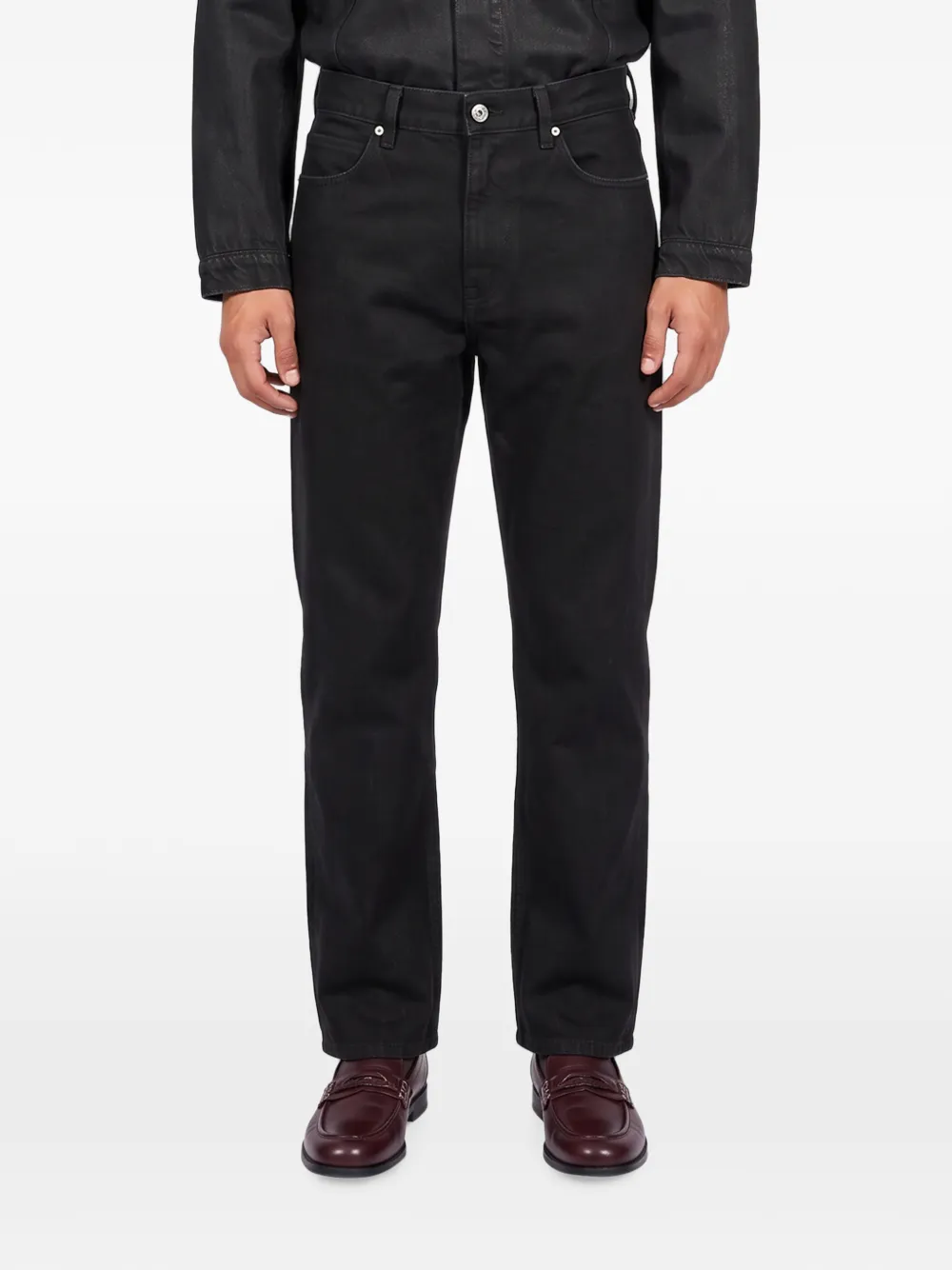 YMC Straight jeans Zwart