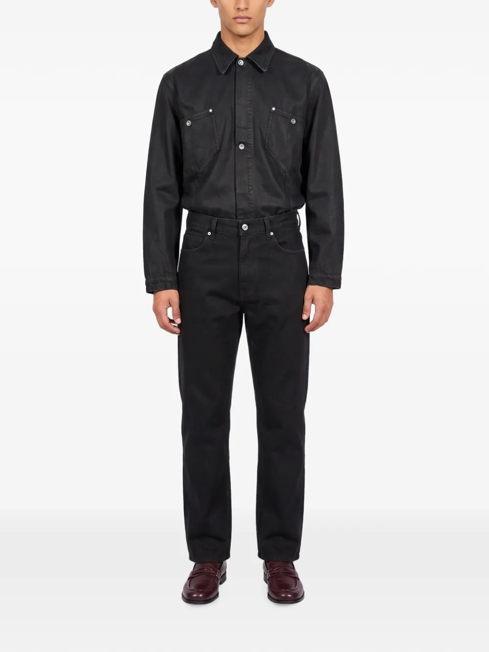 YMC Straight jeans Zwart