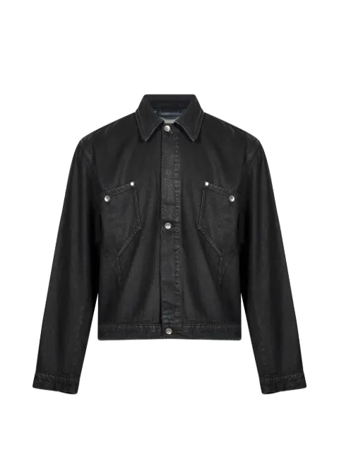 YMC Loft waxed-finish denim jacket