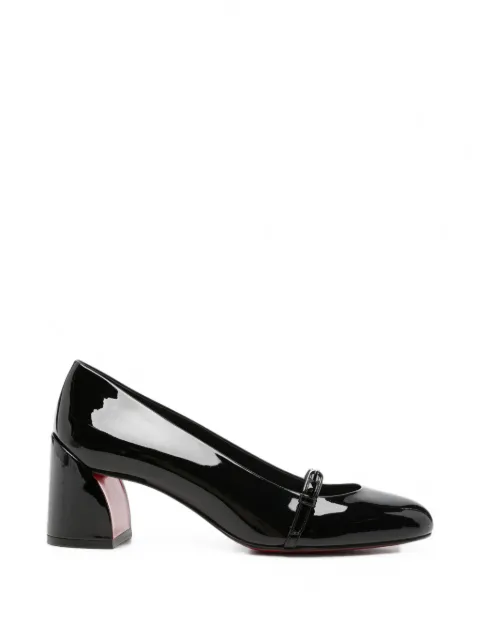 Christian Louboutin лакированные туфли Jane Nina с пряжками