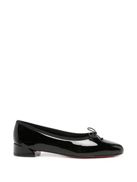 Christian Louboutin Sweetie Jane bow-detail patent-finish ballet flats